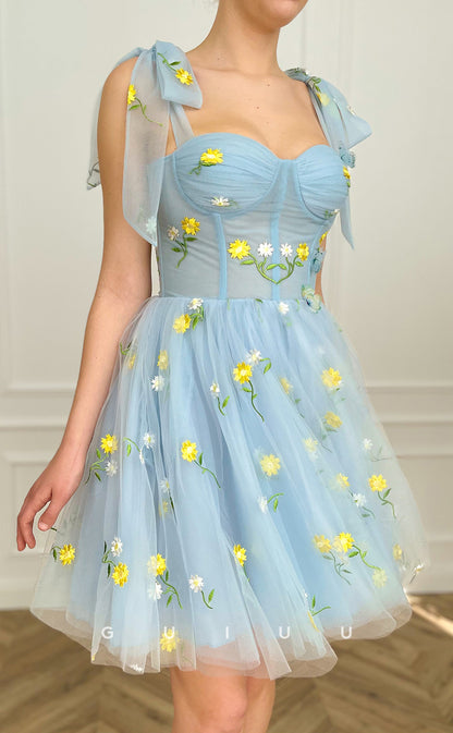 GH420 - A Line Sweetheart Cute Short Homecoming Dress