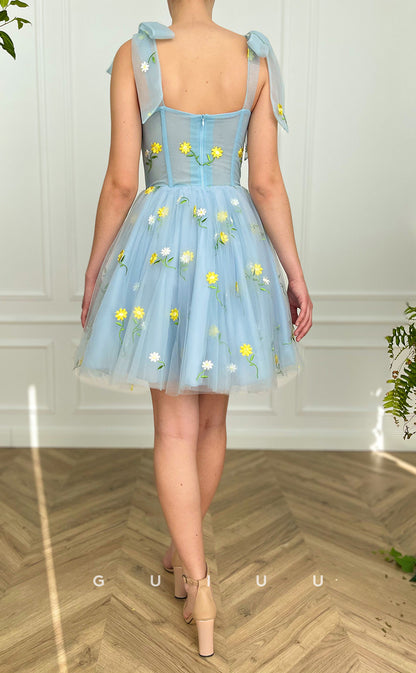 GH420 - A Line Sweetheart Cute Short Homecoming Dress